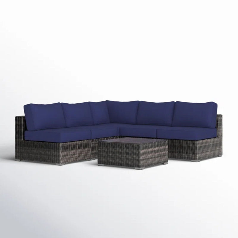 Seating Set With Cushions Handcrafted Wicker Design - R&R Furniture Gallery (Fountain Valley, CA)