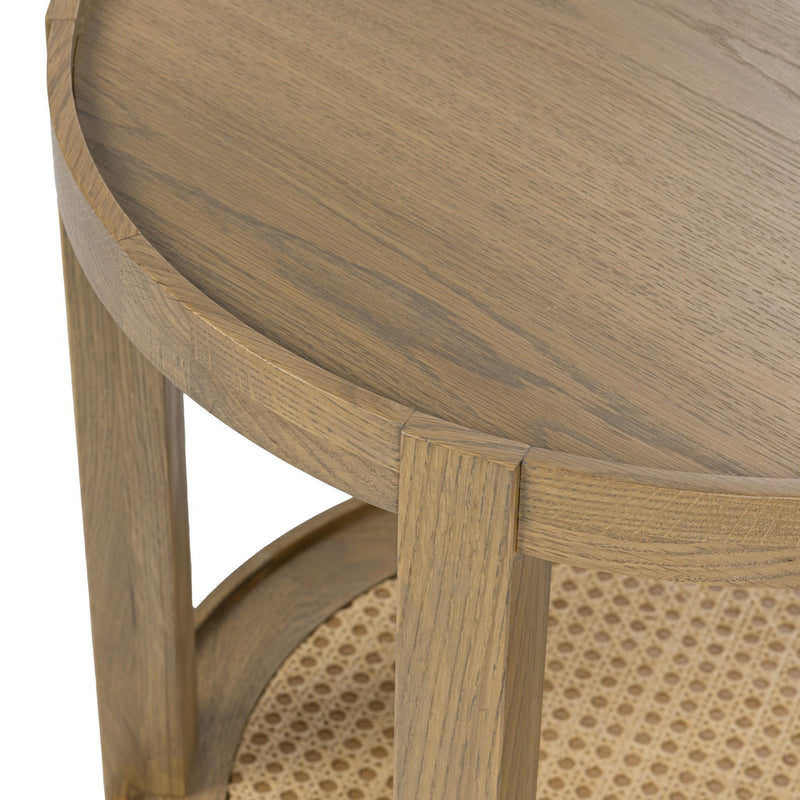 Devin - Solid Wood Round Table - R&R Furniture Gallery (Fountain Valley, CA)