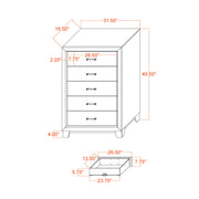 Soluto - Chest - Gray / Black - R&R Furniture Gallery (Fountain Valley, CA)