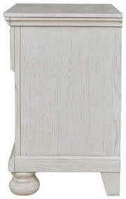 Robbinsdale - One Drawer Night Stand - Antique White - R&R Furniture Gallery (Fountain Valley, CA)