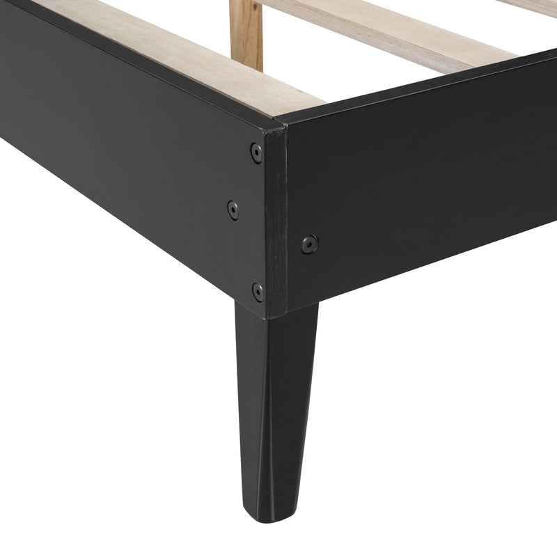 Bed Frame With 2 Nightstands Elegant Design With Lamps - R&R Furniture Gallery (Fountain Valley, CA)