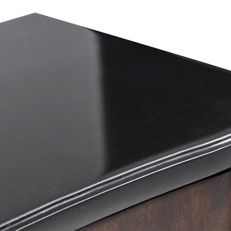 Camellia Field - Media Cabinet - Dark Brown - R&R Furniture Gallery (Fountain Valley, CA)