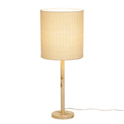 Lamia - Burl and Raffia Designer Table Lamp - Natural - R&R Furniture Gallery (Fountain Valley, CA)