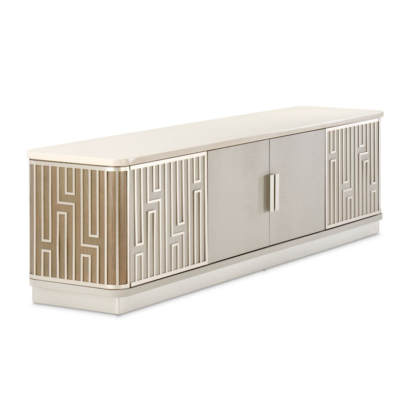 Roxbury Park - Media Cabinet - Slate - R&R Furniture Gallery (Fountain Valley, CA)