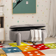 Hugo - Oval Fully Upholstered Storage Bench - R&R Furniture Gallery (Fountain Valley, CA)