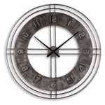 Ana Sofia - Wall Clock - Antique Gray - R&R Furniture Gallery (Fountain Valley, CA)