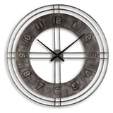 Ana Sofia - Wall Clock - Antique Gray - R&R Furniture Gallery (Fountain Valley, CA)