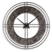 Ana Sofia - Wall Clock - Antique Gray - R&R Furniture Gallery (Fountain Valley, CA)