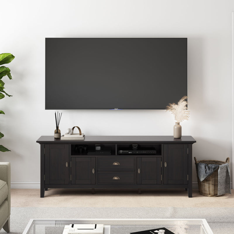 Redmond - TV Media Stand - Hickory Brown - R&R Furniture Gallery (Fountain Valley, CA)
