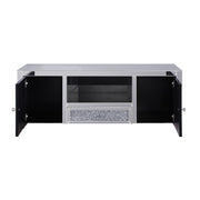 Noralie - TV Stand - Mirrored & Faux Diamonds - R&R Furniture Gallery (Fountain Valley, CA)