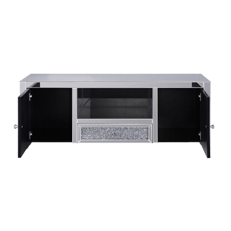 Noralie - TV Stand - Mirrored & Faux Diamonds - R&R Furniture Gallery (Fountain Valley, CA)