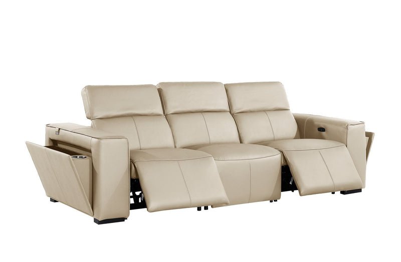 1224 - 7-Piece Modular Power Reclining Sofa, Loveseat & Chair Set In With 5 Power Recliners & Power Headrests