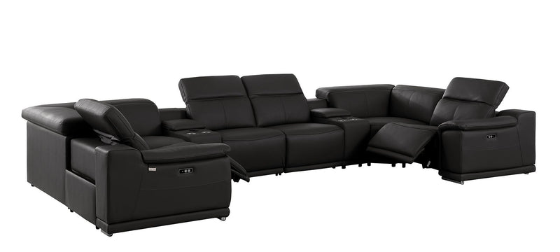9762 - 8-Piece U Shaped Sectional Sofa With 2 Power Recliners