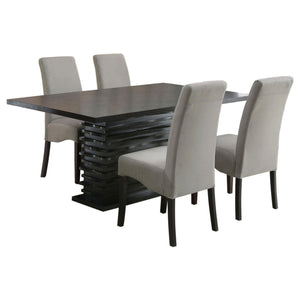 Stanton 5-piece Rectangular Dining Table Set Grey