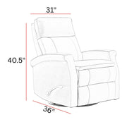 Bristol - Swivel Glider Recliner (Set of 2) - R&R Furniture Gallery (Fountain Valley, CA)