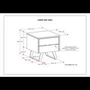 Lowry - Side Table - Natural - R&R Furniture Gallery (Fountain Valley, CA)