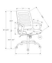 Office Chair, Adjustable Height, Swivel, Ergonomic, Armrests - R&R Furniture Gallery (Fountain Valley, CA)