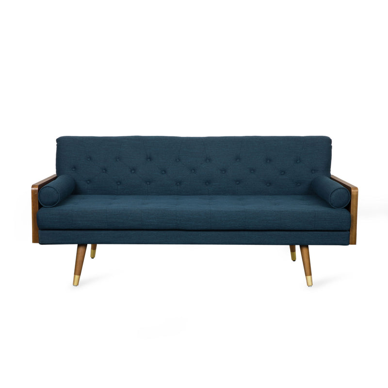 Aidan - Mid Century Modern Tufted Fabric Sofa - R&R Furniture Gallery (Fountain Valley, CA)