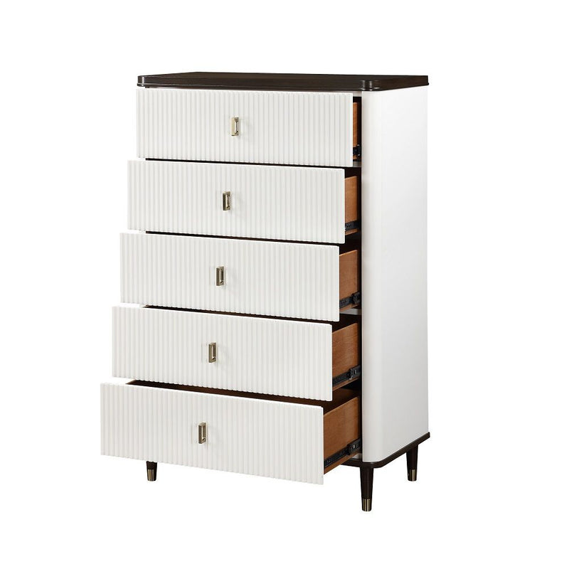 Carena - Chest - White & Brown - R&R Furniture Gallery (Fountain Valley, CA)