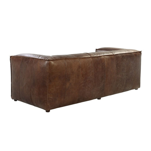 Brancaster - Sofa - Retro Brown Top Grain Leather - R&R Furniture Gallery (Fountain Valley, CA)