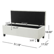 Ottoman Storage Bench - R&R Furniture Gallery (Fountain Valley, CA)