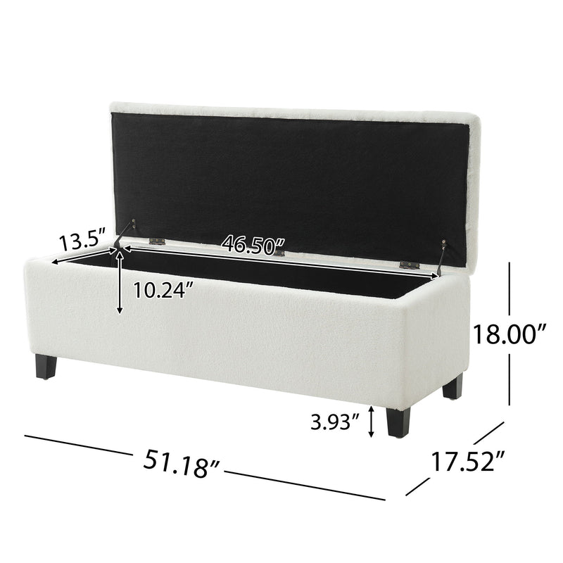 Ottoman Storage Bench - R&R Furniture Gallery (Fountain Valley, CA)