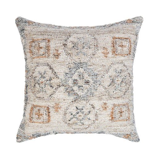 Performance - 22" x 22" Lukens Pillow - Gray Multi - R&R Furniture Gallery (Fountain Valley, CA)