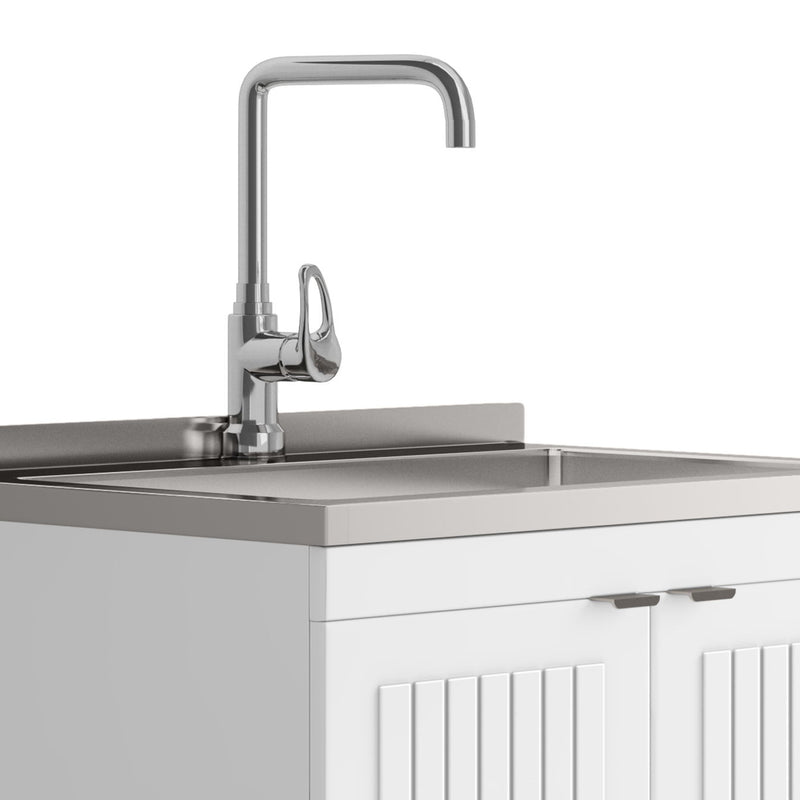 Murphy - Laundry Cabinet & Faucet And Stainless Steel Sink - R&R Furniture Gallery (Fountain Valley, CA)