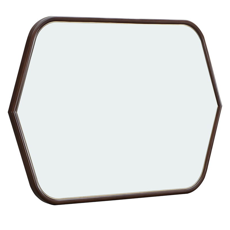 Houston - Wall Mirror - Walnut - R&R Furniture Gallery (Fountain Valley, CA)