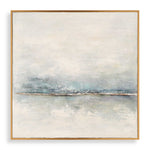 Foggy Morning - Abstract Art - Light Brown
