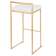 Lumi Source Fuji contemporary glam barstool with sleek design and quality construction, featuring a modern aesthetic and sturdy build.