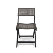Bistro Foldable Chair With Wicker Backrest - R&R Furniture Gallery (Fountain Valley, CA)
