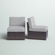 Armless Patio Chair With Cushions - R&R Furniture Gallery (Fountain Valley, CA)
