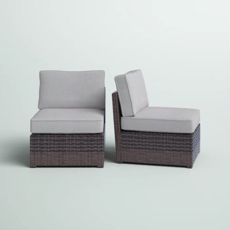 Armless Patio Chair With Cushions - R&R Furniture Gallery (Fountain Valley, CA)