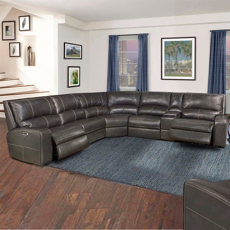 Swift - Power Reclining Sectional - R&R Furniture Gallery (Fountain Valley, CA)