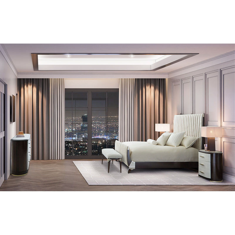 Paris Chic - Sleigh Bed - R&R Furniture Gallery (Fountain Valley, CA)