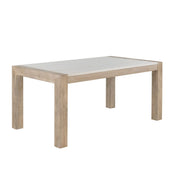 Vanilla - Real Marble Dining Table - Beige / Light Natural - R&R Furniture Gallery (Fountain Valley, CA)