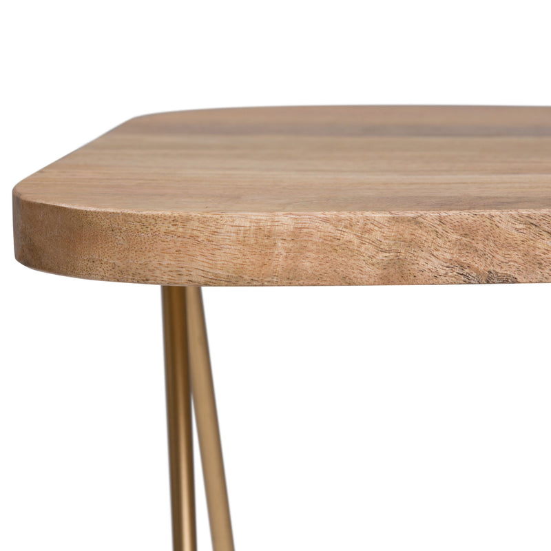 Patrice - Handcrafted Metal And Wood Accent Table - R&R Furniture Gallery (Fountain Valley, CA)
