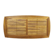 Outdoor teak dining table with sturdy frame, ideal for outdoor dining and patio gatherings by Noble House.