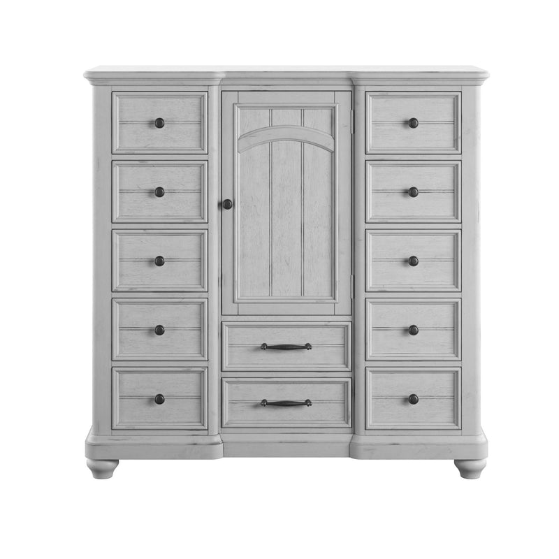 22 Drawer Master Chest With Cabinet - Gray - R&R Furniture Gallery (Fountain Valley, CA)