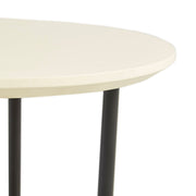 Oval End Table - White / Natural - R&R Furniture Gallery (Fountain Valley, CA)