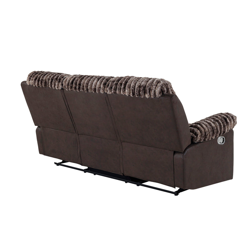Brenda - Sofa With Manual Recline Function - R&R Furniture Gallery (Fountain Valley, CA)