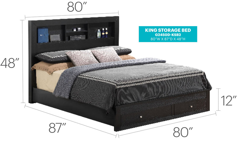 Stylish Storage Bed For Modern Spaces - R&R Furniture Gallery (Fountain Valley, CA)
