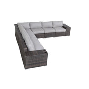 Rattan Sectional Sofa Set With Cushions - R&R Furniture Gallery (Fountain Valley, CA)