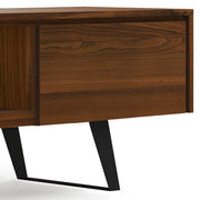 Lowry - Handcrafted TV Media Stand - Walnut - R&R Furniture Gallery (Fountain Valley, CA)