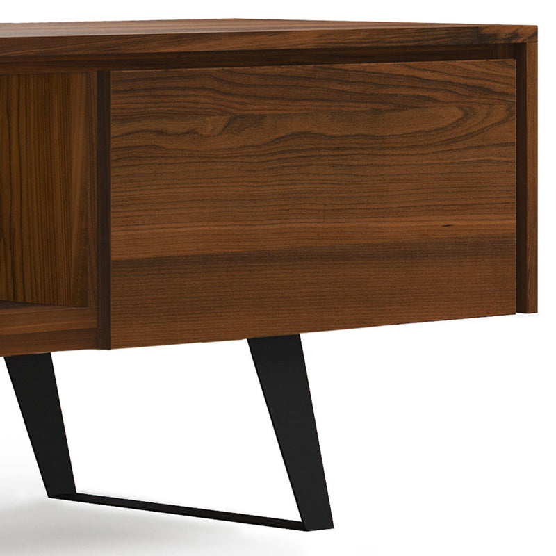 Lowry - Handcrafted TV Media Stand - Walnut - R&R Furniture Gallery (Fountain Valley, CA)