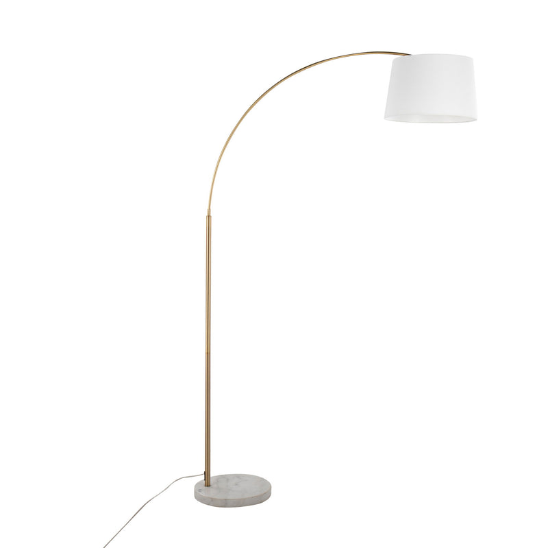 Lumi Source March contemporary floor lamp with elegant finish, featuring a sleek modern design and tall standing structure.