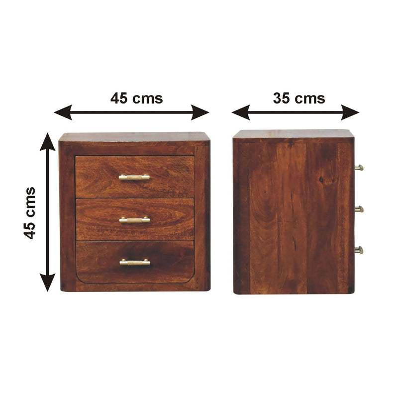 Luca - Nightstand - Brown - R&R Furniture Gallery (Fountain Valley, CA)