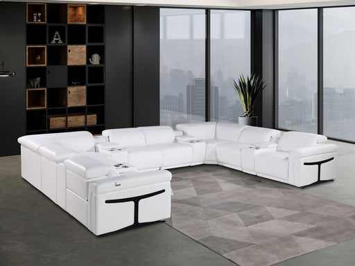 1126 - 12-Piece U-Shaped Sectional Sofa In With 4 Power Recliners & Power Headrests - R&R Furniture Gallery (Fountain Valley, CA)