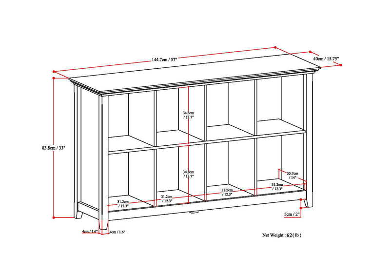 Amherst - Cube Storage Bookcase - R&R Furniture Gallery (Fountain Valley, CA)